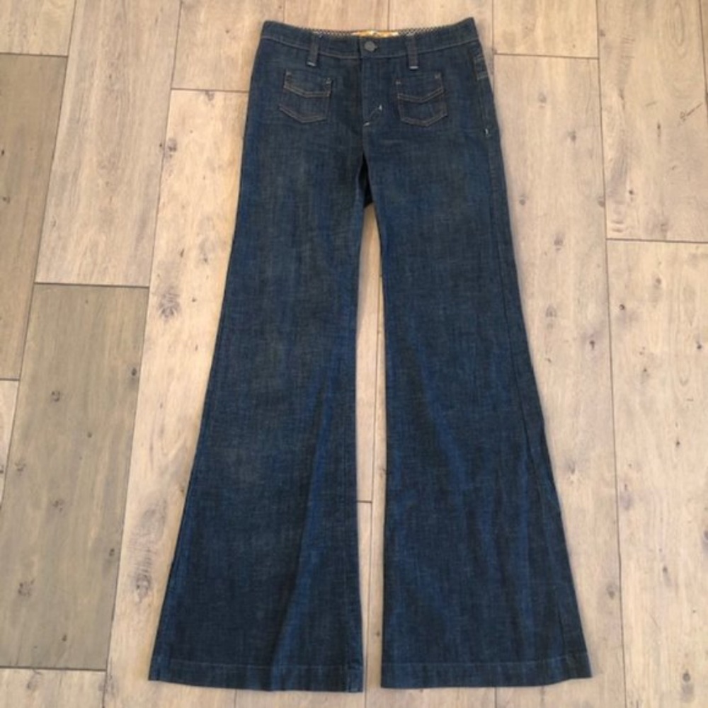 Dittos Wide Leg Blue Jeans Sz 30 EUC